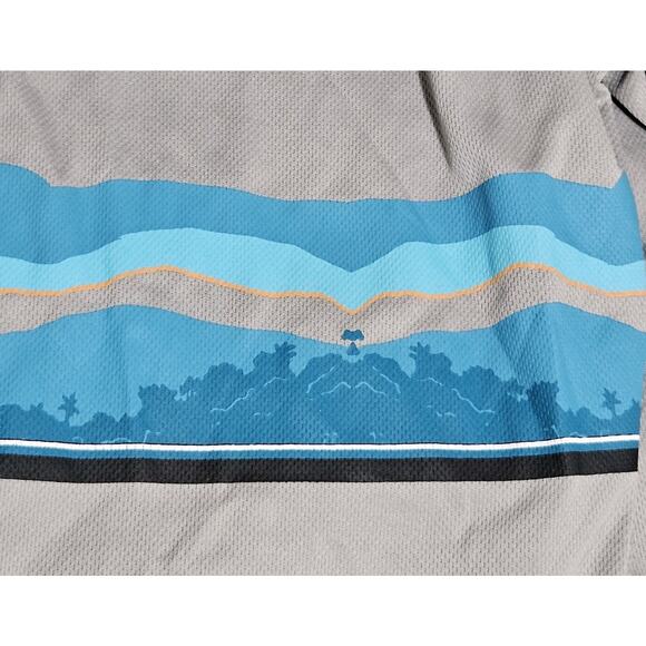 San Jose Sharks Promo Jersey Open Water Hockey Logo Gray Jeff McMillan Mens M - Picture 7 of 11